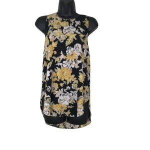Aritzia Wilfred Floral Sleeveless Top Size M